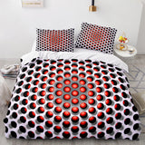 Laden Sie das Bild in den Galerie-Viewer, Honeycomb UK Bettwäsche-Set Steppbettbezüge Bettlaken-Sets
