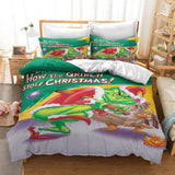 Load image into Gallery viewer, How the Grinch Stole Christmas Bedding Set Duvet Cover