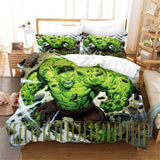 Load image into Gallery viewer, Hulk Bruce Banner Cosplay Bedding Set Quilt Cover