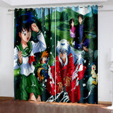 Load image into Gallery viewer, Inuyasha Curtains Blackout Window Drapes