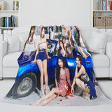 Load image into Gallery viewer, JYP Ent Twice 10th Taste of Love Cosplay Flannel Fleece Throw Blanket