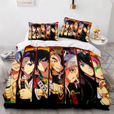 Carica l&#39;immagine nel visualizzatore Galleria, Japan Anime Demon Slayer Bedding Set Cosplay Copripiumino Set da letto