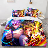 Carica l&#39;immagine nel visualizzatore Galleria, Japan Anime Demon Slayer Bedding Set Cosplay Copripiumino Set da letto
