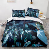 Carica l&#39;immagine nel visualizzatore Galleria, Japan Anime Demon Slayer Bedding Set Cosplay Copripiumino Set da letto