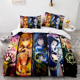 Carica l&#39;immagine nel visualizzatore Galleria, Japan Anime Demon Slayer Bedding Set Cosplay Copripiumino Set da letto
