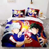 Laden Sie das Bild in den Galerie-Viewer, Japan Anime My Hero Academia Bettwäsche-Set Cosplay Bettbezug Bett-Sets