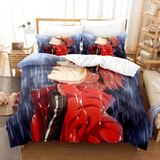 Laden Sie das Bild in den Galerie-Viewer, Japan Anime Naruto Cosplay Kinder Bettwäsche Set Steppdecke Bettbezug Bettsets