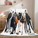 Load image into Gallery viewer, Jujutsu Kaisen Flannel Fleece Blanket Throw Cosplay Wrap Nap Quilt