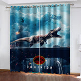Load image into Gallery viewer, Jurassic World Dominion Curtains Blackout Window Drapes