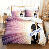 Laden Sie das Bild in den Galerie-Viewer, Justin Bieber Cosplay Bettwäsche-Set Quilt Bettbezüge Bettwäsche-Sets