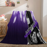 Carica l&#39;immagine nel visualizzatore Galleria, Justin Bieber Coperta in pile di flanella Coperta per pisolino trapunta Cosplay