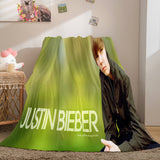 Carica l&#39;immagine nel visualizzatore Galleria, Justin Bieber Coperta in pile di flanella Coperta per pisolino trapunta Cosplay
