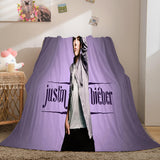 Carica l&#39;immagine nel visualizzatore Galleria, Justin Bieber Coperta in pile di flanella Coperta per pisolino trapunta Cosplay