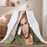 Load image into Gallery viewer, Justin Bieber Flannel Fleece Blanket