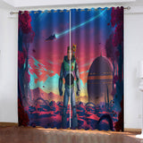 Load image into Gallery viewer, Lightyear Curtains Cosplay Blackout Window Drapes