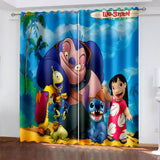 Load image into Gallery viewer, Lilo &amp; Stitch 2 Curtains Blackout Window Drapes