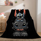 Load image into Gallery viewer, Lilo and Stitch Flannel Fleece Blanket