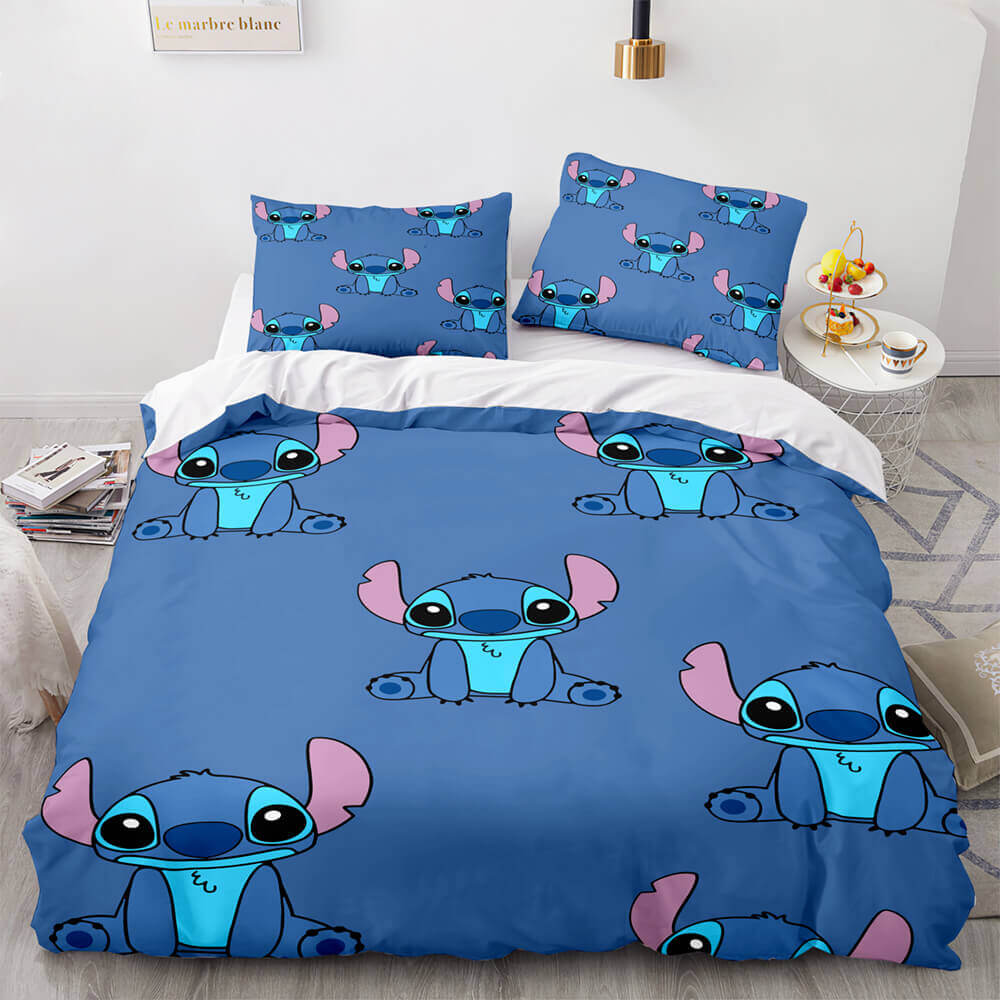 Stitch Disney - Parure Da Letto Con 2 Persone, In Cotone, Colore