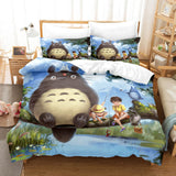Load image into Gallery viewer, MY NEIGHBOR TOTORO Kids Bedding Set UK Duvet Cover Quilt Bed Sets