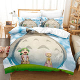 Load image into Gallery viewer, MY NEIGHBOR TOTORO Kids Bedding Set UK Duvet Cover Quilt Bed Sets