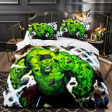 Load image into Gallery viewer, Marvel Avengers Cosplay UK Bedding Set Quilt Duvet Cover Bed Sets