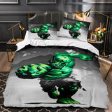 Carica l&#39;immagine nel visualizzatore Galleria, Marvel Avengers Cosplay UK Set di biancheria da letto Copripiumino trapuntato Set da letto