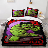 Laden Sie das Bild in den Galerie-Viewer, Marvel Comics Avengers Cosplay Bettwäsche-Set Bettbezüge Bett-Sets