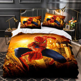 Laden Sie das Bild in den Galerie-Viewer, Marvel Spiderman Cosplay UK Bettwäsche-Set Quilt Bettbezüge Bett-Sets