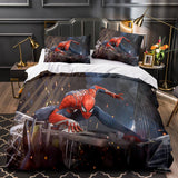 Laden Sie das Bild in den Galerie-Viewer, Marvel Spiderman Cosplay UK Bettwäsche-Set Quilt Bettbezüge Bett-Sets