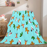 Load image into Gallery viewer, Merry Christmas Bedding Flannel Fleece Blanket
