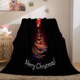 Load image into Gallery viewer, Merry Christmas Bedding Flannel Fleece Blanket