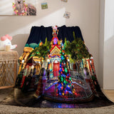 Load image into Gallery viewer, Merry Christmas Bedding Flannel Fleece Blanket