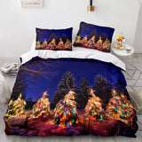 Laden Sie das Bild in den Galerie-Viewer, Merry Christmas Cosplay UK Bettwäsche-Set Quilt Bettbezüge Bett-Sets
