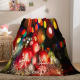 Load image into Gallery viewer, Merry Christmas Theme Flannel Fleece Throw Cosplay Quilt Blanket