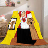 Load image into Gallery viewer, Merry Christmas Theme Flannel Fleece Throw Cosplay Quilt Blanket