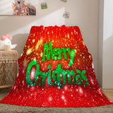 Load image into Gallery viewer, Merry Christmas Theme Flannel Fleece Throw Cosplay Quilt Blanket