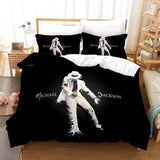 Laden Sie das Bild in den Galerie-Viewer, Michael Jackson Cosplay Bettwäsche-Set Quilt Bettbezüge Bettwäsche-Sets
