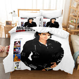 Laden Sie das Bild in den Galerie-Viewer, Michael Jackson Cosplay Bettwäsche-Set Quilt Bettbezüge Bettwäsche-Sets