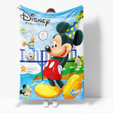 Laden Sie das Bild in den Galerie-Viewer, Mickey Minnie Mouse Cosplay Decke Flanell-Fleece-Steppdecke
