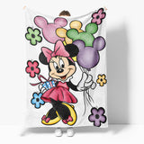Load image into Gallery viewer, Mickey Minnie Mouse Cosplay Blanket Flannel Fleece Quilt Blanket