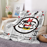 Load image into Gallery viewer, Mickey Mouse Donald Duck Blanket Flannel Fleece Throw Cosplay Blanket