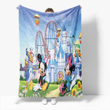 Load image into Gallery viewer, Mickey Mouse Minnie Mouse Flannel Fleece Blanket Throw Cosplay Blanket