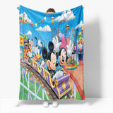 Load image into Gallery viewer, Mickey Mouse Minnie Mouse Flannel Fleece Blanket Throw Cosplay Blanket