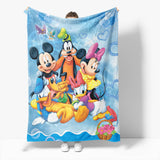Load image into Gallery viewer, Mickey Mouse Minnie Mouse Flannel Fleece Blanket Throw Cosplay Blanket