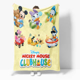 Laden Sie das Bild in den Galerie-Viewer, Mickey Mouse Minnie Mouse Flanell-Fleece-Decke Überwurf Cosplay-Decke