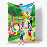 Load image into Gallery viewer, Mickey Mouse Minnie Mouse Flannel Fleece Blanket Throw Cosplay Blanket