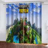 Carica l&#39;immagine nel visualizzatore Galleria, Minecraft Curtains Blackout Window Treatments Drapes for Room Decoration