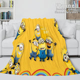 Load image into Gallery viewer, Minions Flannel Fleece Blanket Throw Cosplay Bedding Quilt Blanket