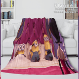 Load image into Gallery viewer, Minions Flannel Fleece Blanket Throw Cosplay Bedding Quilt Blanket