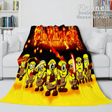 Load image into Gallery viewer, Minions Flannel Fleece Blanket Throw Cosplay Bedding Quilt Blanket
